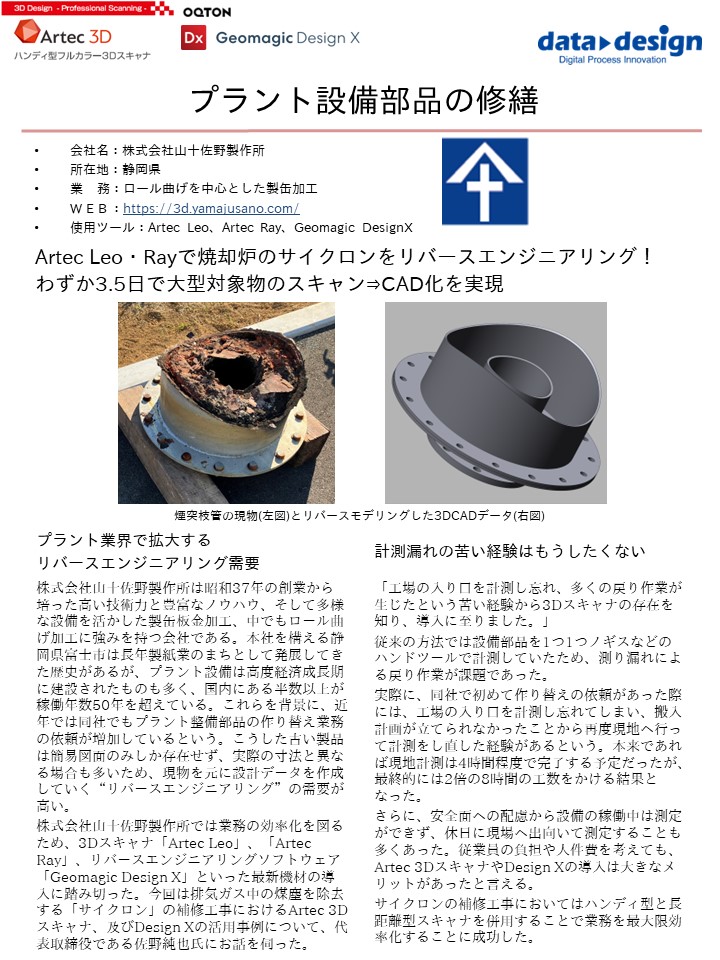 ユーザー事例（山十佐野製作所様）