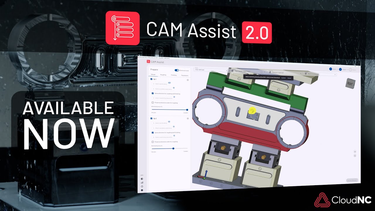 CAMプログラミングを革新する「CAM Assist 2.0」公開 — AIが加工現場の生産性を加速