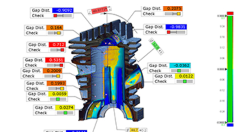 CAD 方式の寸法表示、PMI サポート、包括的な GD&T (幾何公差) コールアウト