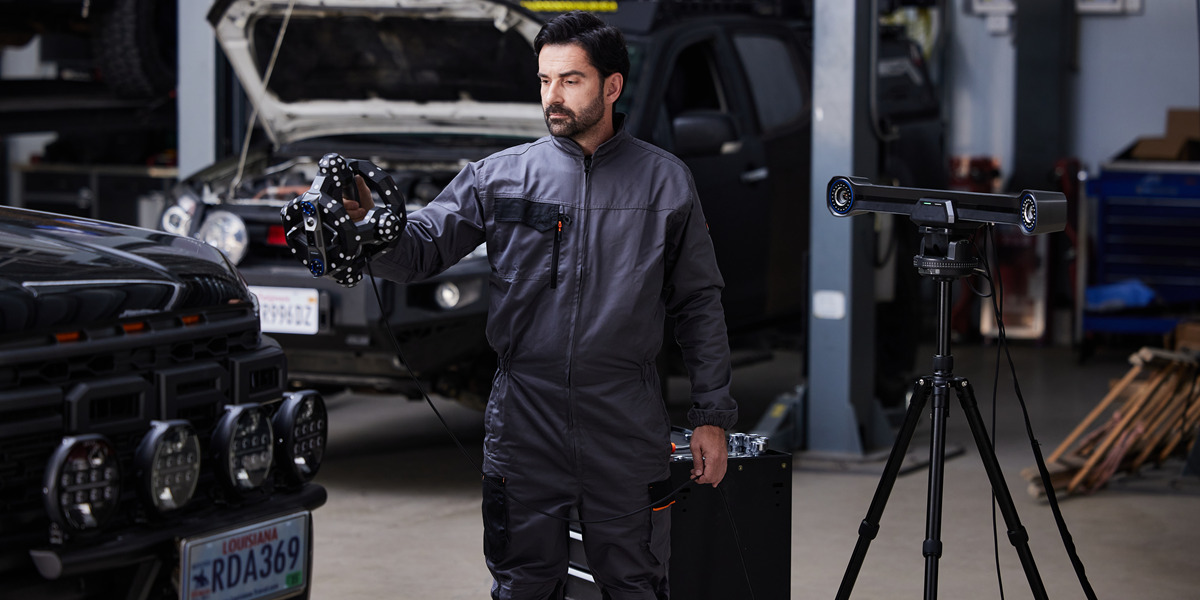 小物から大物までスムーズに3Dスキャン