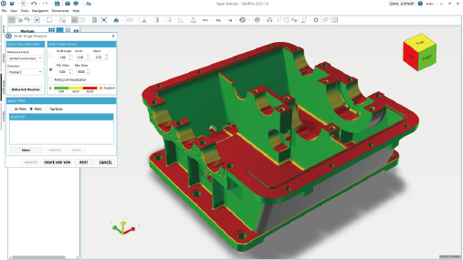 ドラフト角度分析