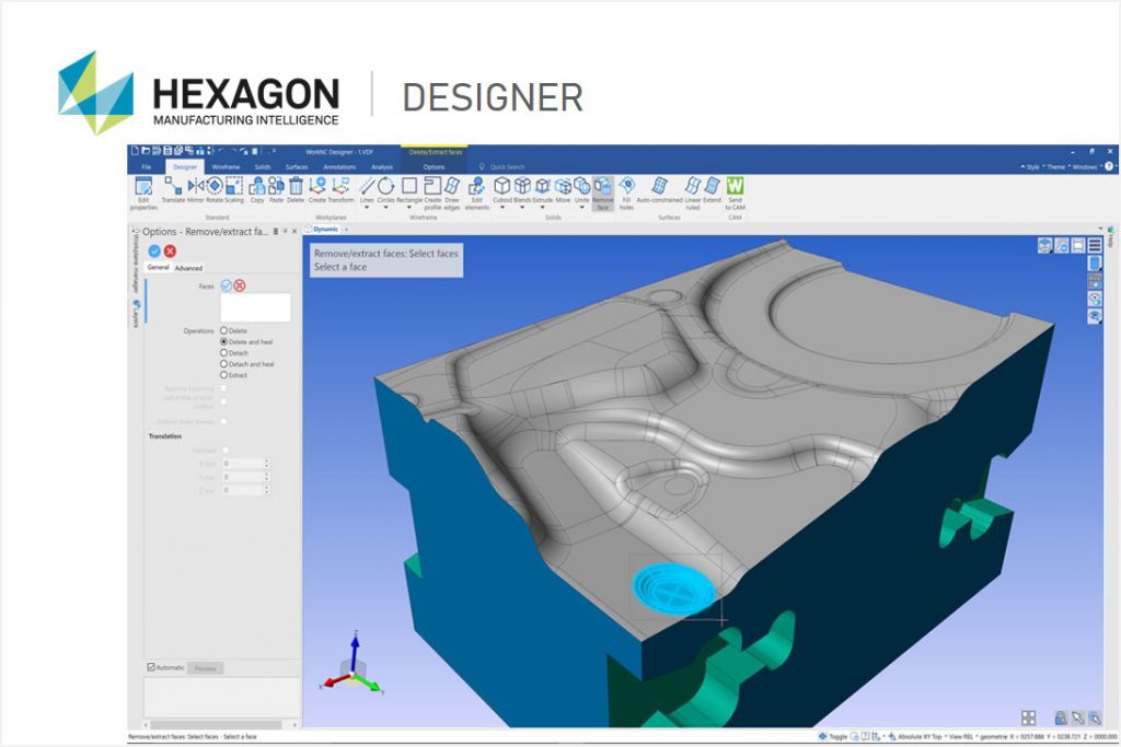 เครื่องมือสร้างแบบจำลองเฉพาะ CAM ประเภท Non-history<br>「Designer」