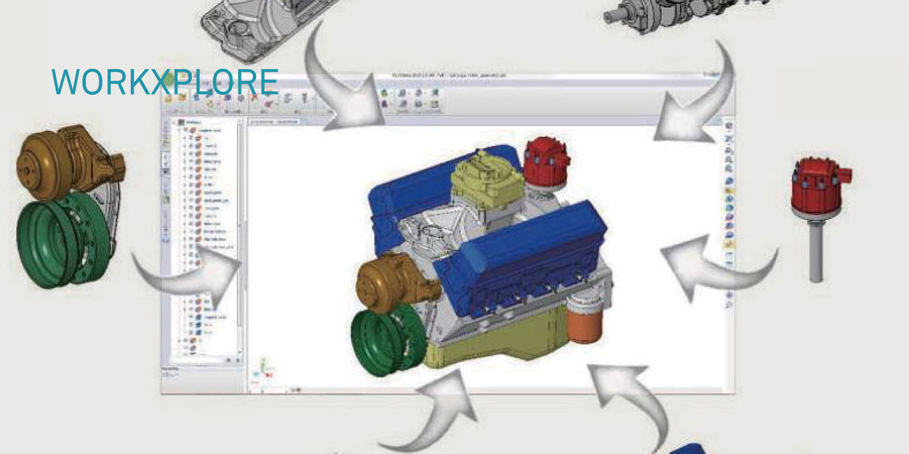 加工現場の3D情報可視化へ
エンジニアリング向けクライアント3Dビューア