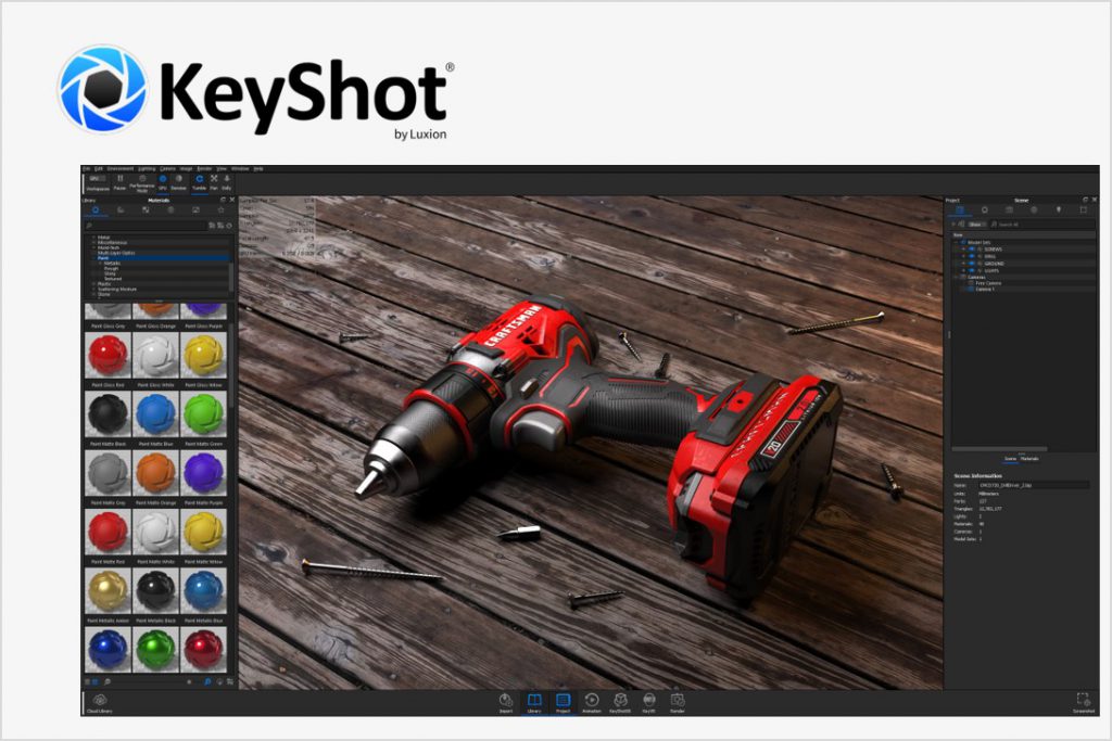 スタンドアロン型フォトリアル3Dレンダラー<br>「KeyShot」