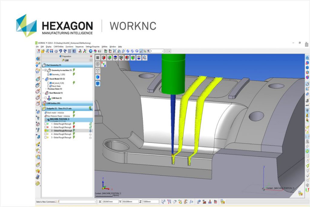 オートマチック3D-CAMモジュール<br>「WORKNC」